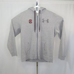 Under Armour Gray Gamecocks Cold Gear Bowl Hoodie